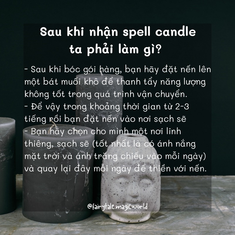 INTUITION spell candle | Nến hỗ trợ phát triển trực giác, kết nối higherself