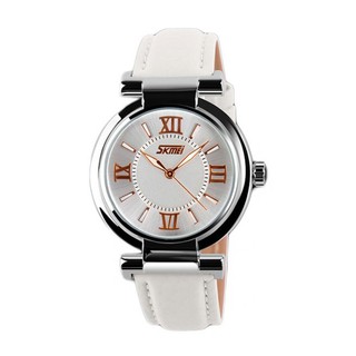 Đồng Hồ Nữ Skmei 9075 Dây Da (Chỉ Còn Đen)