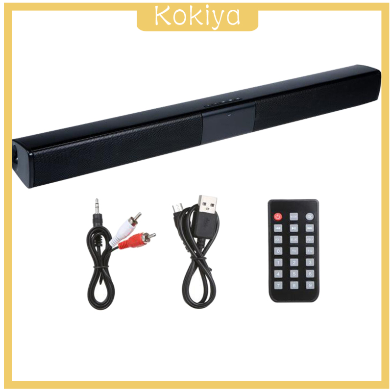 [KOKIYA]22inch Long 3D Surround Soundbar for TV Bluetooth Speaker Remote Control