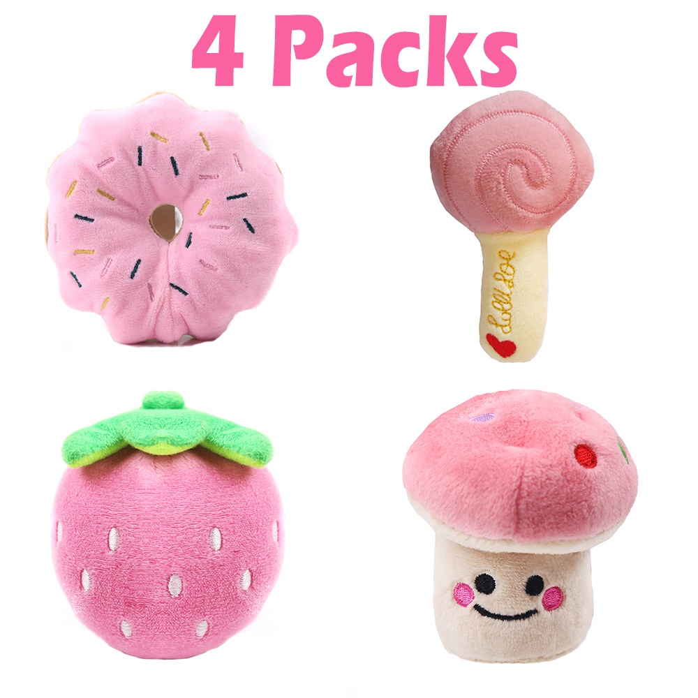 Set 12 đồ chơi nhai gặm mềm mại cho thú cưng