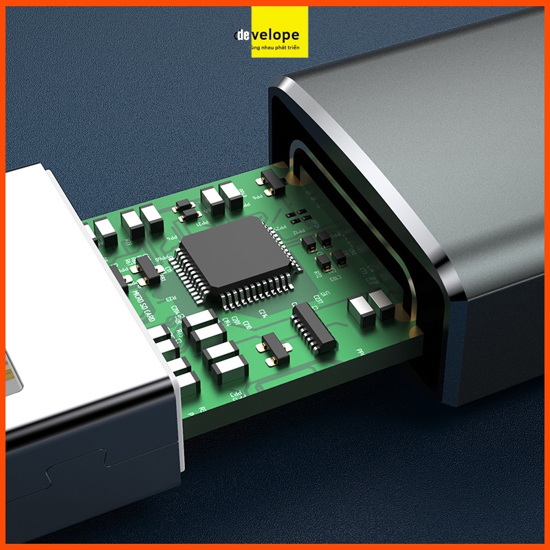 USB nghe nhạc, bộ chuyển đổi OTG âm thanh, jack chuyển đổi tai nghe - sạc USB sang USB-C -DEVELOPE