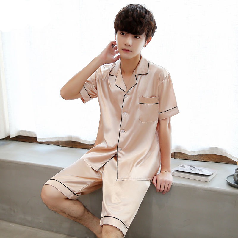 Bộ Đồ Pijama Ngắn Tay Thời Trang Mùa Hè Cho Nam | BigBuy360 - bigbuy360.vn