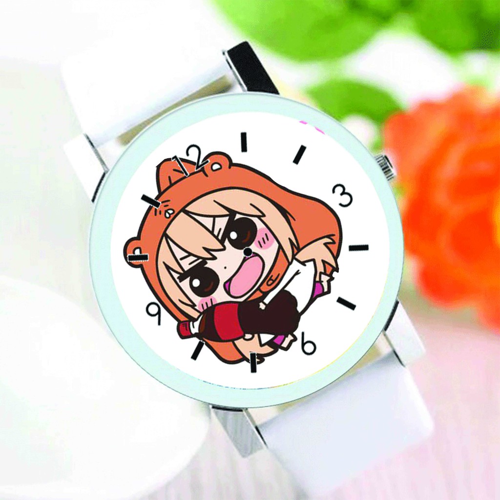 Đồng hồ đeo tay in hình CÔ EM GÁI HAI MẶT Himouto Umaru-chan nam nữ anime chibi thời trang dễ thương độc đáo