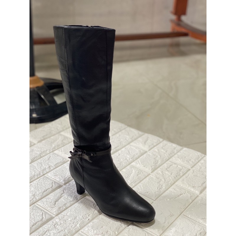 Giày bốt dài Nhật da thật