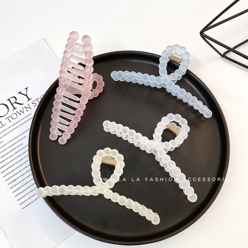 Kẹp tóc nhám phong cách đơn giản thời trang Hàn Quốc nhiều màu tùy chọn