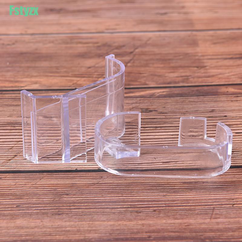 fstyzx 1pc transparent plastic clear jewelry bracelet watch display stand holder