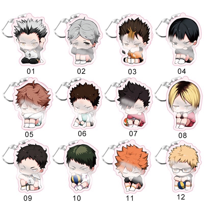 móc khoá haikyuu unoff