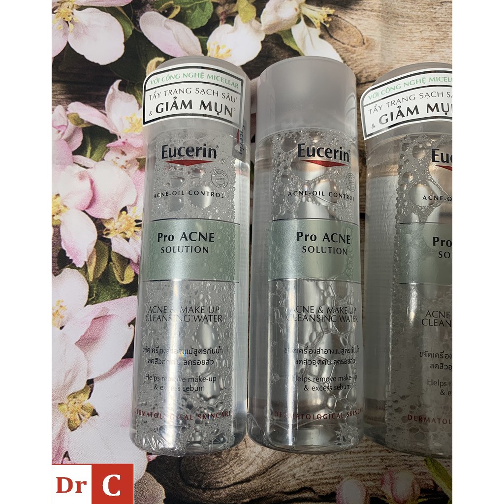 ⚜️CHÍNH HÃNG⚜️Tẩy Trang Eucerin Cho Da Dầu Mụn⚜️Nước Tẩy Trang Eucerin  ProACNE Solution Acne &amp; Makeup Cleansing Water