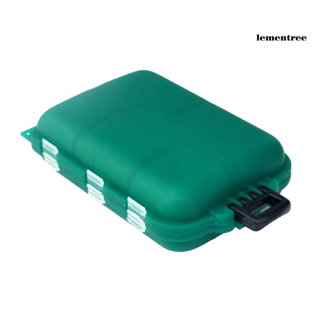 Hộp Đựng Phụ Kiện Câu Cá Mini 10 Ngăn Tiện Dụng