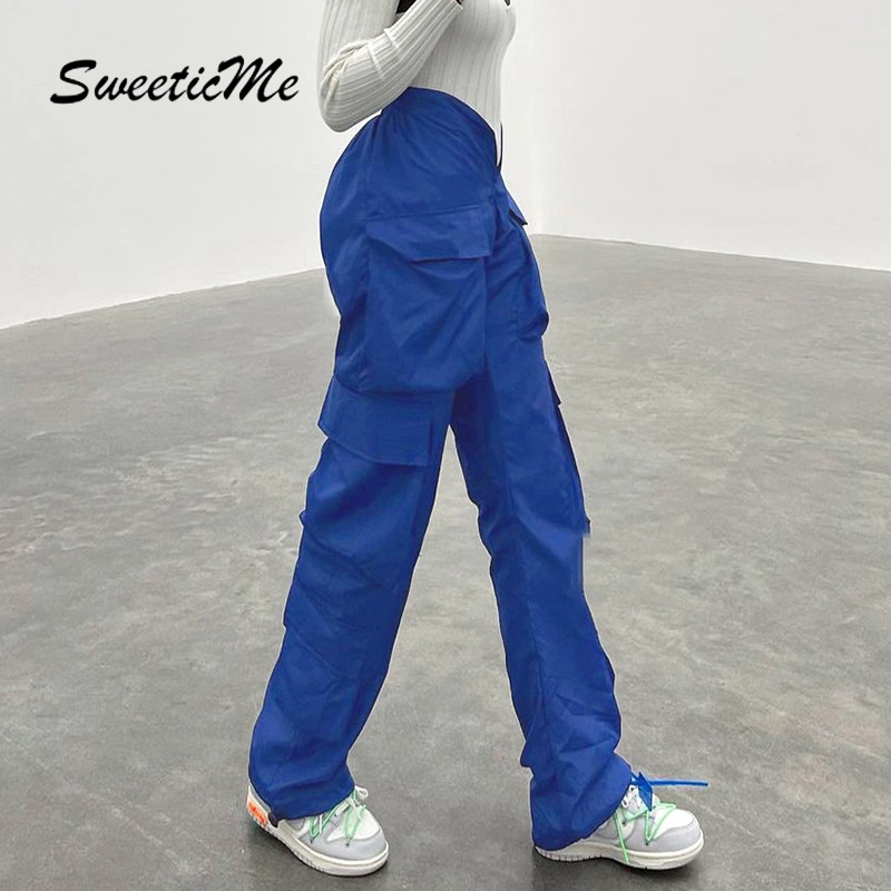 Sweeticme Phụ Nữ Mới Quần Dệt Túi