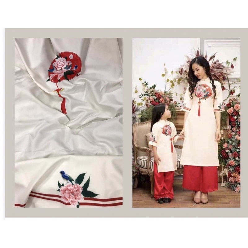 Vải may áo dài tết