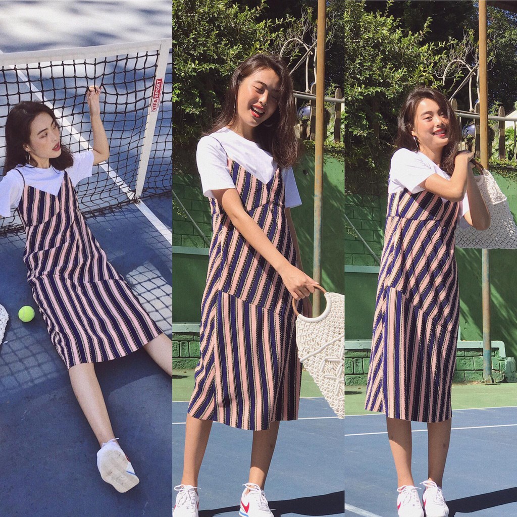 Đầm sọc TOPSHOP