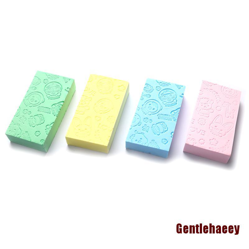 Bông Tắm Chà Xát Tẩy Tế Bào Chết Phối Ren In Họa Tiết Xinh Xắn Cho Bé