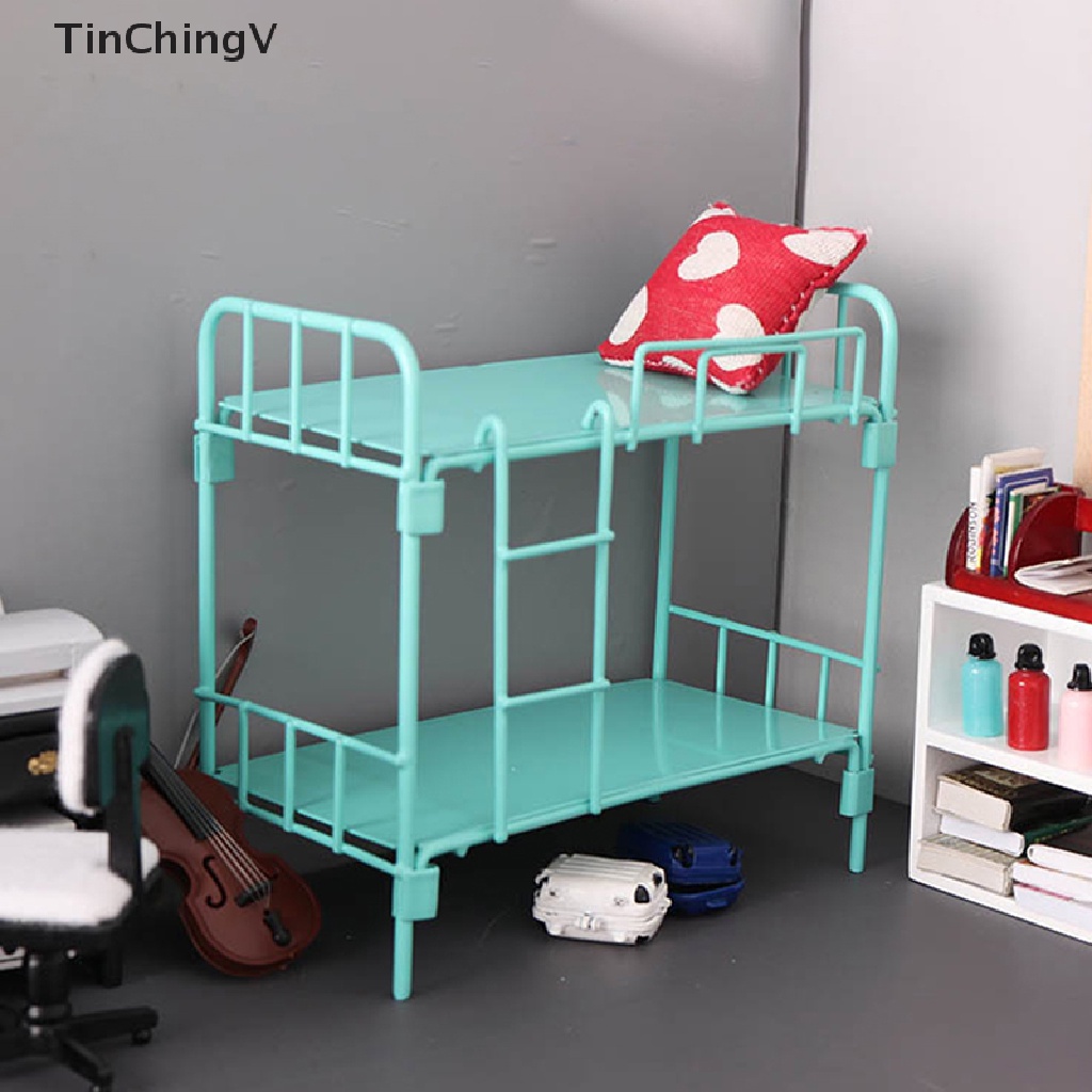Giường Tầng Ngủ Mini Tỉ Lệ 1: 12 Trang Trí Nhà Búp Bê