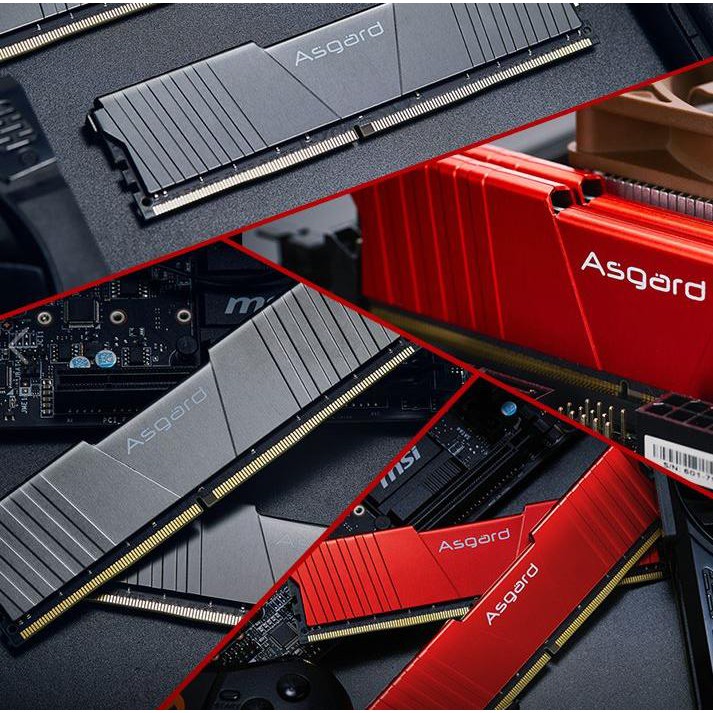 Ram máy tính Ddr4 Asgard T2  8gb -- 16gb bus 2666 Tản thường BẢO HÀNH CHÍNH HÃNG 3 NĂM