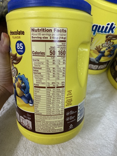 [Hàng Mỹ] Bột cacao Nesquik 1.18kg