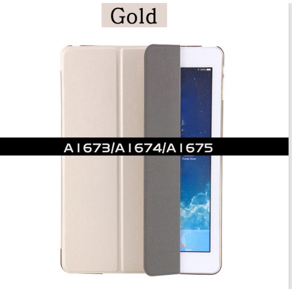 Bao da máy tính bảng từ tính nắp gập cứng 9.7 inch thông minh cho for iPad Pro 9.7 2016 A1673 A1674 A1675