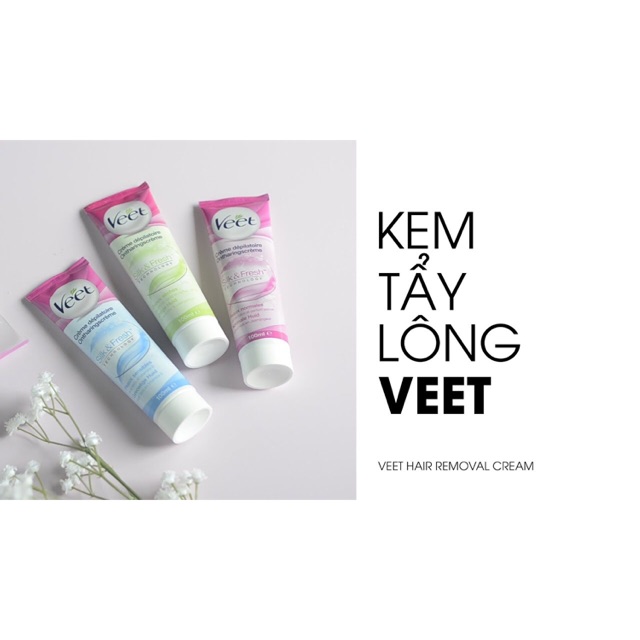 Kem tẩy lông Veet Creme Depilatorie Ontharingscreme