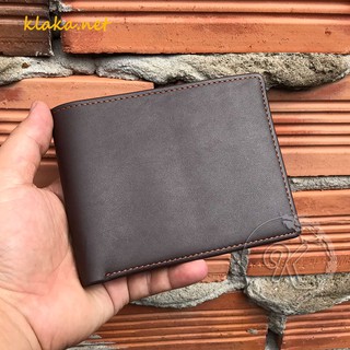 Ví Da Bò Nam - mẫu không khóa kéo