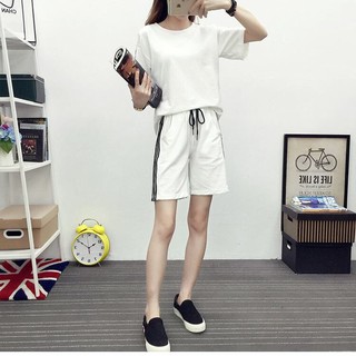 Set Đồ Bộ Thun Thể Thao, Đi Dạo