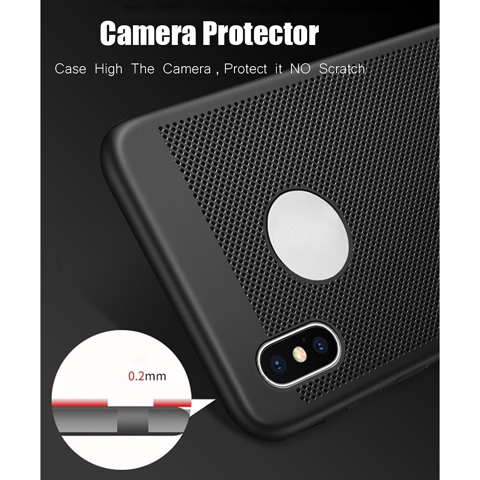 For iPhone XS Max XR X 7 8 Plus Ốp điện thoại phố lưới tản nhiệt với nhiều màu tùy chọn cho