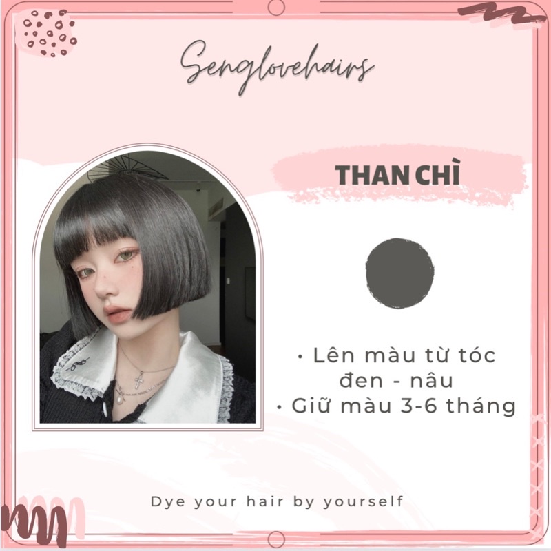 Thuốc nhuộm tóc màu THAN CHÌ