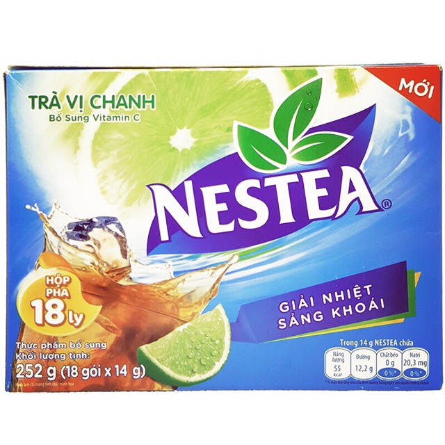 Trà chanh NESTEA (18 gói/ hộp)