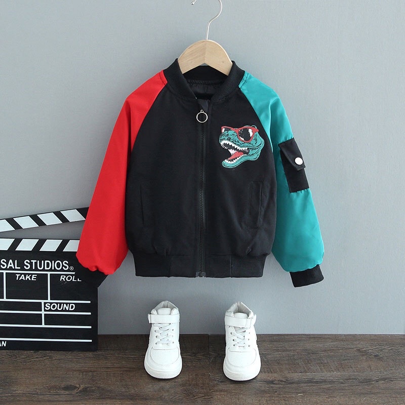 Áo gió hoạ tiết bomber bé trai