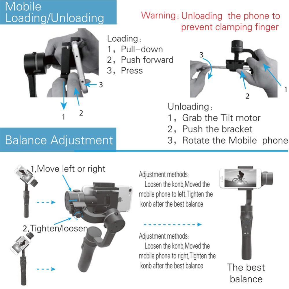 Tay cầm chống rung cho điện thoại H4 VLOG Pocket - Gimbal chống rung cho điện thoại | BigBuy360 - bigbuy360.vn