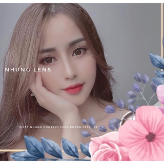 [HOT] Lens nâu choco giãn vừa sử dụng 12 tháng kèm khay