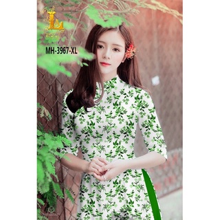 Vải áo dài hoa nhí