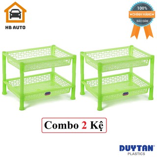 Combo 2 kệ nhí 2 ngăn duy tân kích thước 39.5 x 28.5 x 29 cm