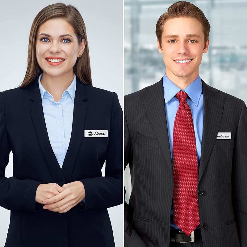 Bảng Tên Kèm Ghim Tùy Chỉnh Tiện Dụng Cho Trường Học / Văn Phòng