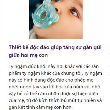 Ti Giả AVENT Chống Vẩu Cho Bé Soothie Hàng Chuẩn Chính Hãng