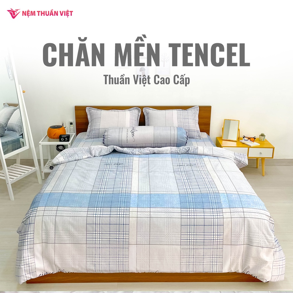 Mền Tencel Thuần Việt Cao Cấp - Xám Nhạt TVM05 - Kích Thước 180x200