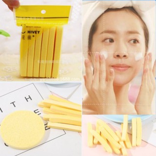COD Set 12 miếng bọt biển nén Chivey dùng để rửa mặt sạch sẽ tiện lợi