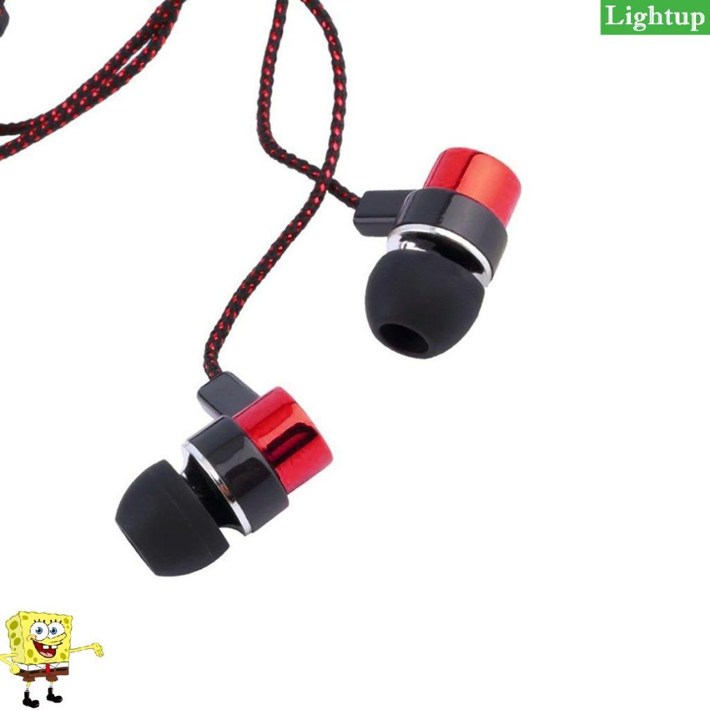 Tai nghe bện Dây siêu trầm trong tai Tai nghe âm thanh nổi Cách ly tiếng ồn