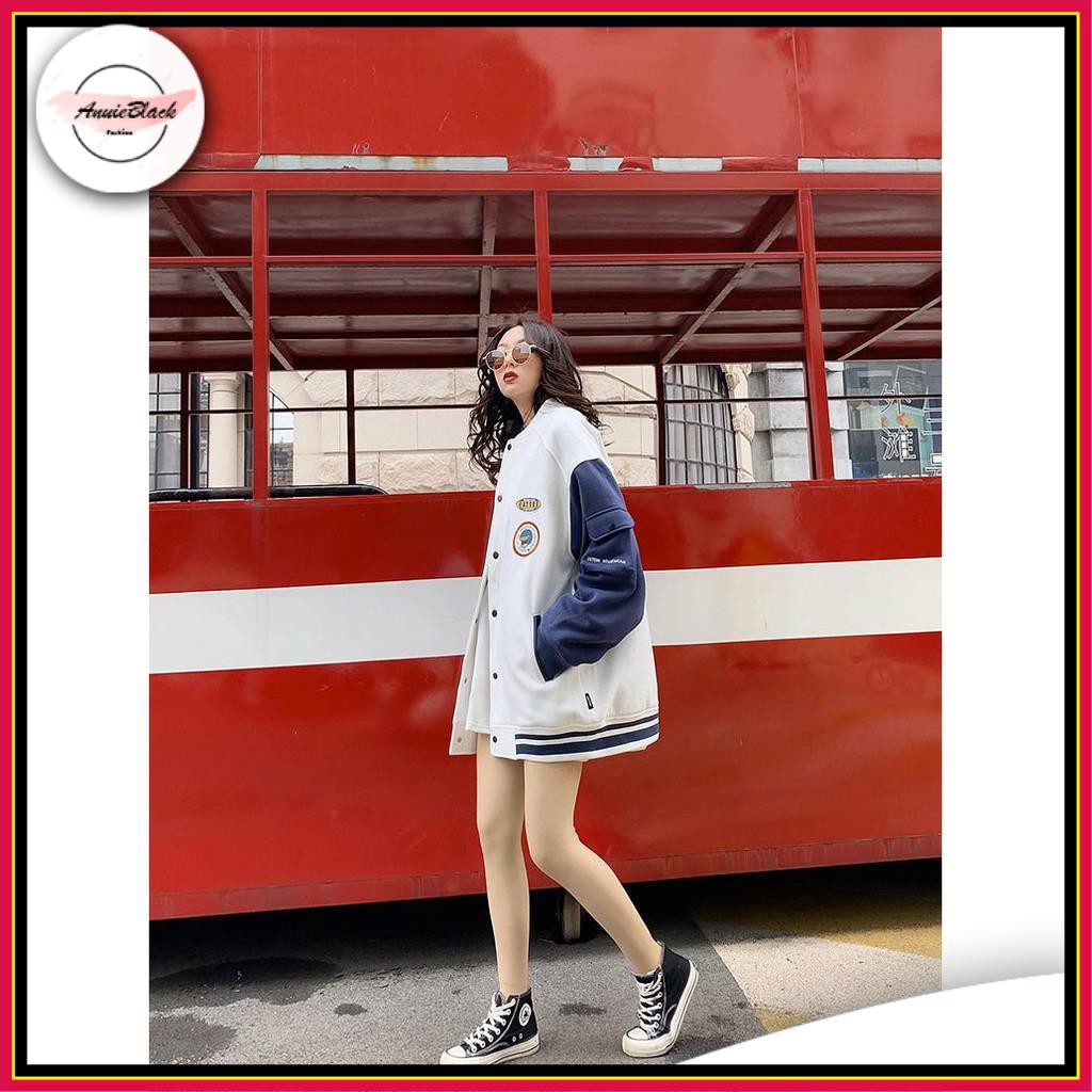 [Mã  ANUI20 hoàn 20k xu đơn 0đ] Áo Bomber Nỉ Cattee Dáng Rộng Nam Nữ 🦋 Áo Khoác Tay Phối Túi Hộp Tay Unisex 🦋 AB | BigBuy360 - bigbuy360.vn