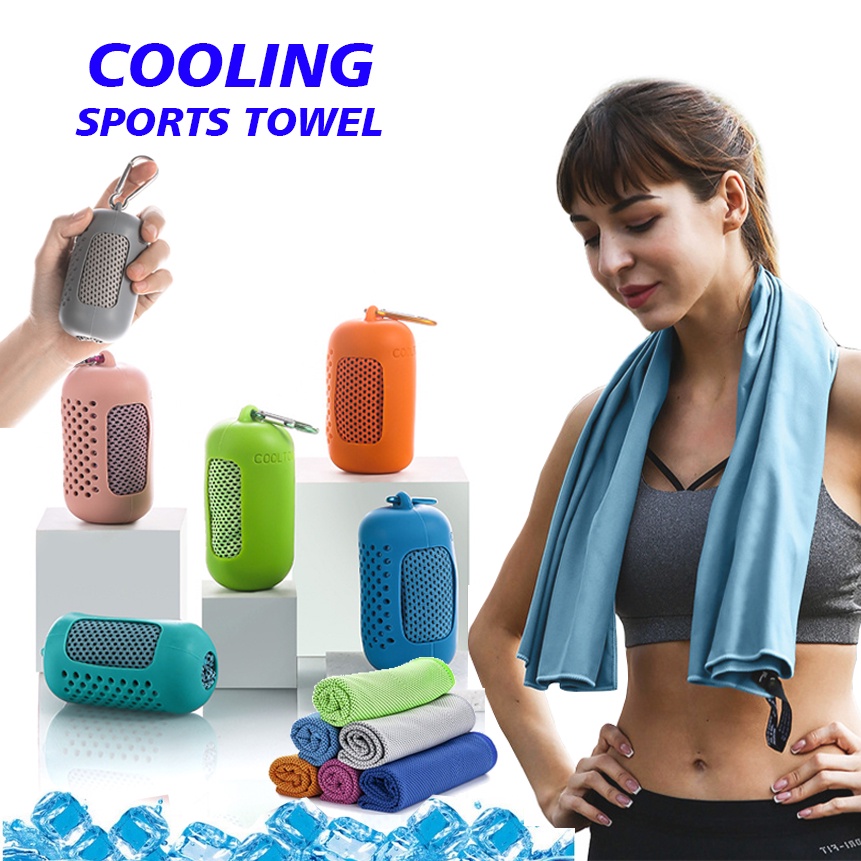Khăn Tắm Làm Mát Nhanh Khô Thoáng Khí Nhỏ Gọn Đa Ứng Dụng