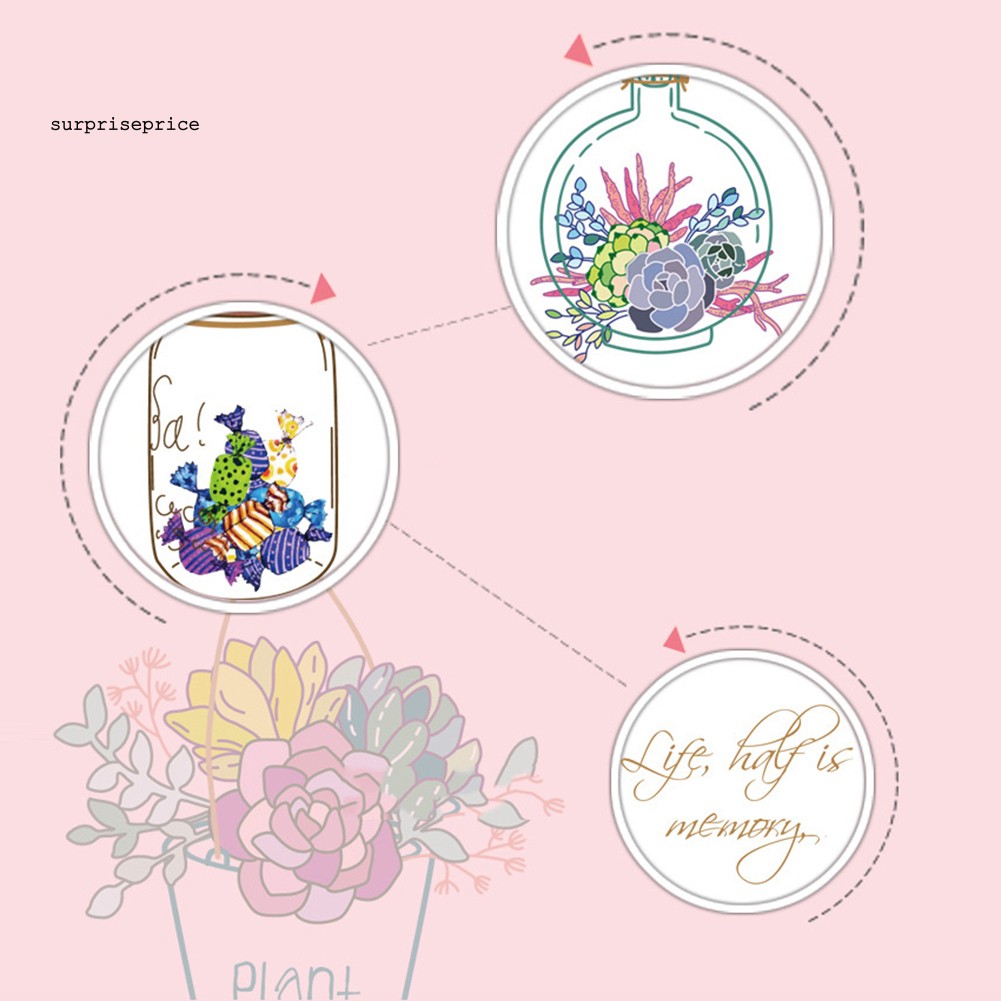 Giấy Dán Tường Thủ Công Hình Chậu Hoa Xinh Xắn