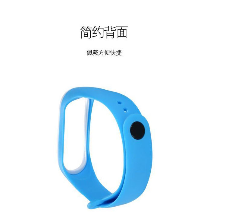 Dây Đeo Thay Thế Chất Liệu Silicon Màu Trơn Cho Xiaomi Mi Band 3 / Mi Band 4