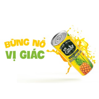 Nước ép dứa nha đam Ezos thùng 30 lon