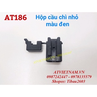 Nhựa hộp cầu chì xe máy loại nhỏ màu đen - AT186 ( bịch 10 cái)