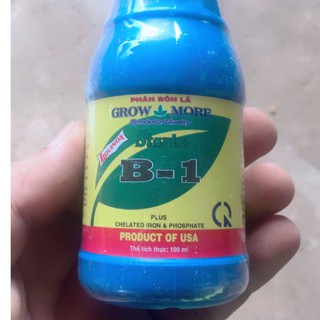 PHÂN BÓN LÁ VITAMIN B1 GROW MORE (100ml)