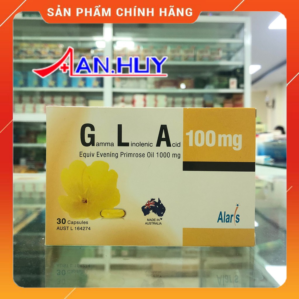 [CHÍNH HÃNG] Tinh dầu hoa anh thảo GLA 100mg - Cân bằng nội nội tiết tố nữ, hàng chính hãng của Úc