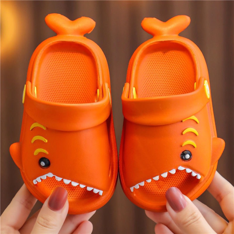 Dép Cho Bé Gái, Bé Trai, Dép Sục Quai Hậu Baby Shark, siêu nhẹ, chống trơn trượt