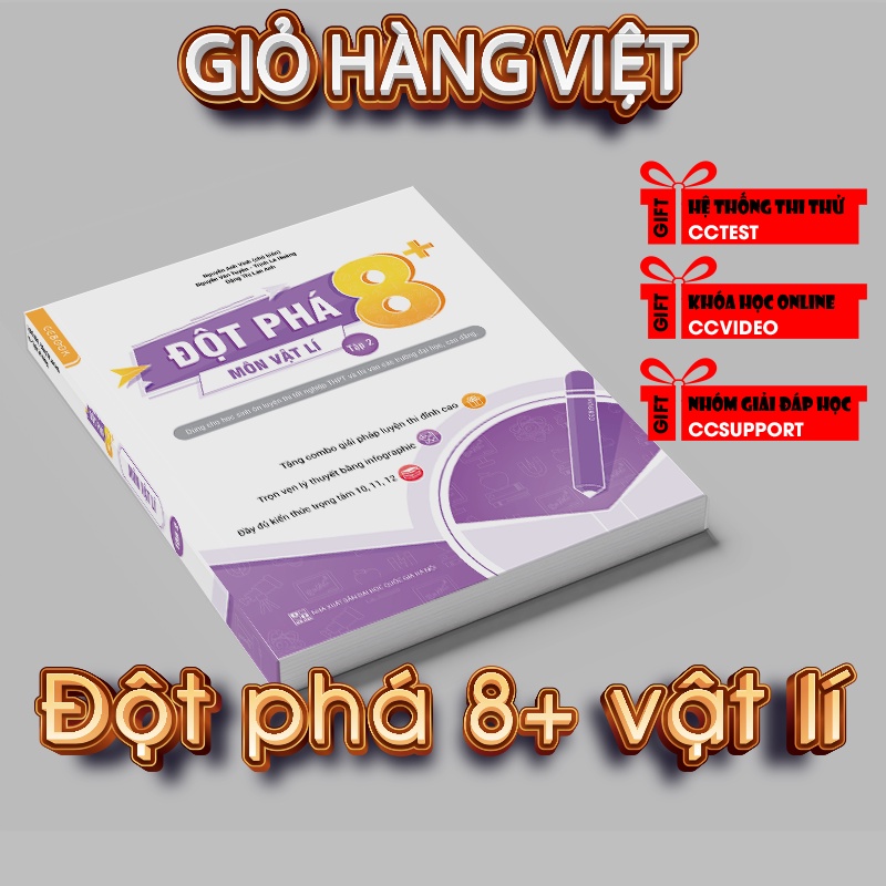 Sách - Đột phá 8+ môn Vật lí - tập 2 (tái bản 2020)