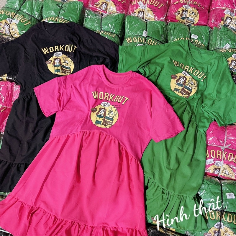 đầm baby doll form rộng thời trang