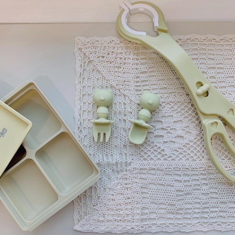 Khay trữ đông ăn dặm silicon tgm cho bé, Suzy baby