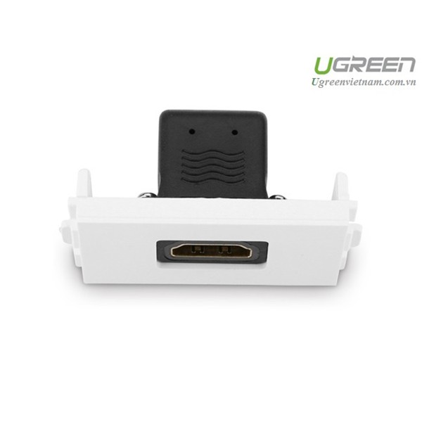 Hạt Wallplate HDMI âm tường bẻ góc 90 độ Ugreen UG-20318 chính hãng